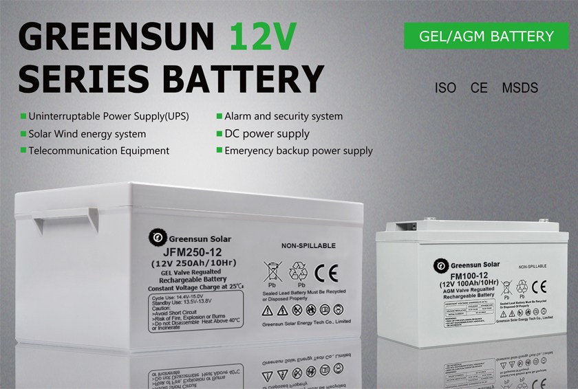 Batterie GEL 200Ah 12v GFJ - Eco Green Energy