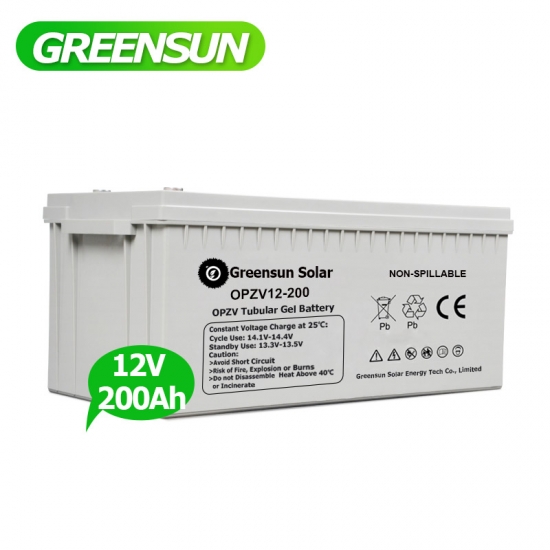buy Tubular Gel Battery 12V 200AH OPZV 12V 100Ah 150Ah Solar OPZV